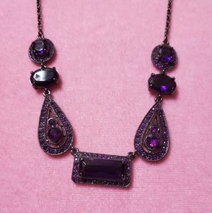 Black and Purple Necklace